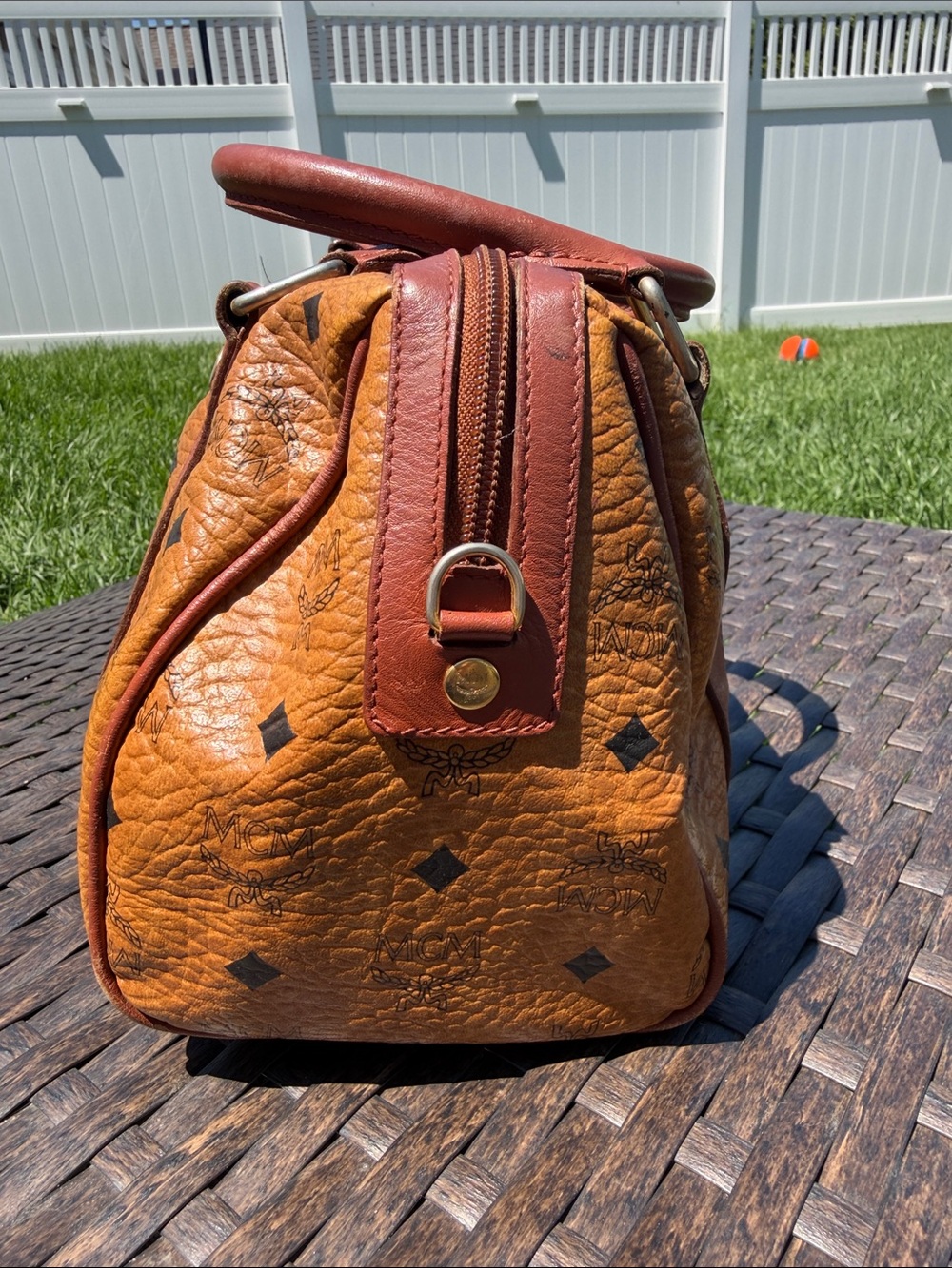 Vintage MCM Golf Collection Boston Bag [rare] - Picture 2 of 14